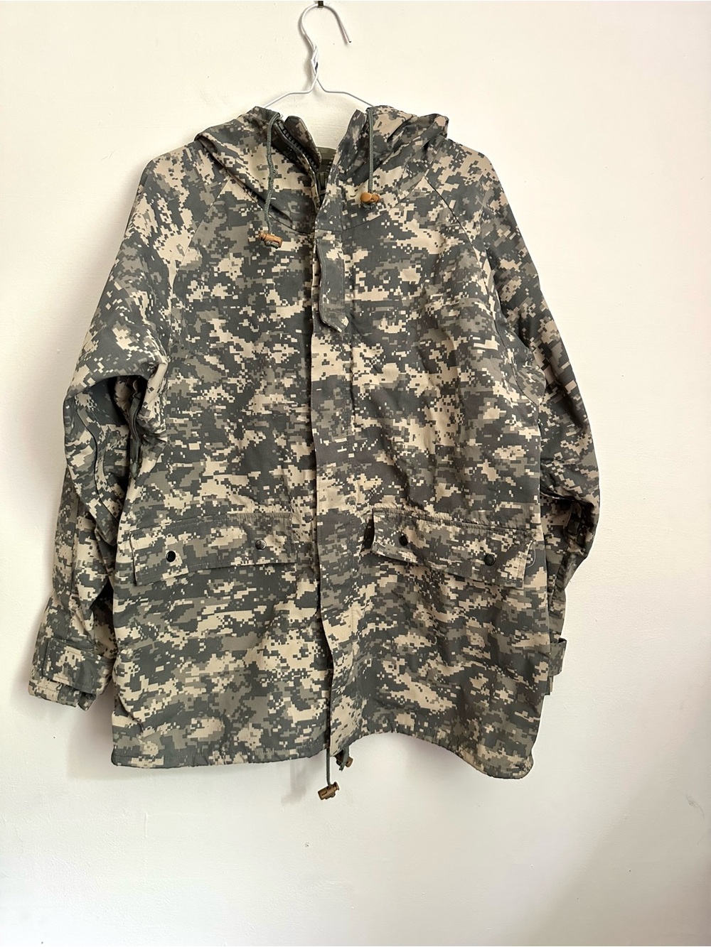 Men’s US Army Tru Spec Digital Camouflage H20 ECWCS Parka Jacket